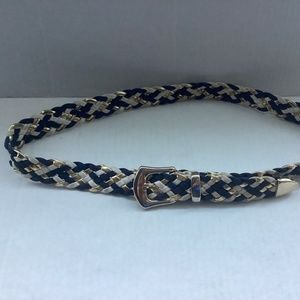 Women belt gold,blue,white 38” long use